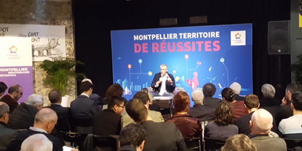 Philippe Saurel, président de Montpellier Méditerranée Métropole, le 7 décembre 2018