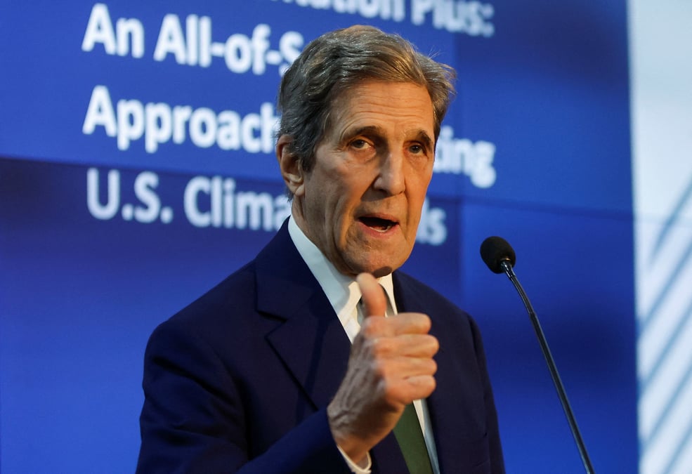 Photo de l'envoye special des etats-unis pour le climat, john kerry