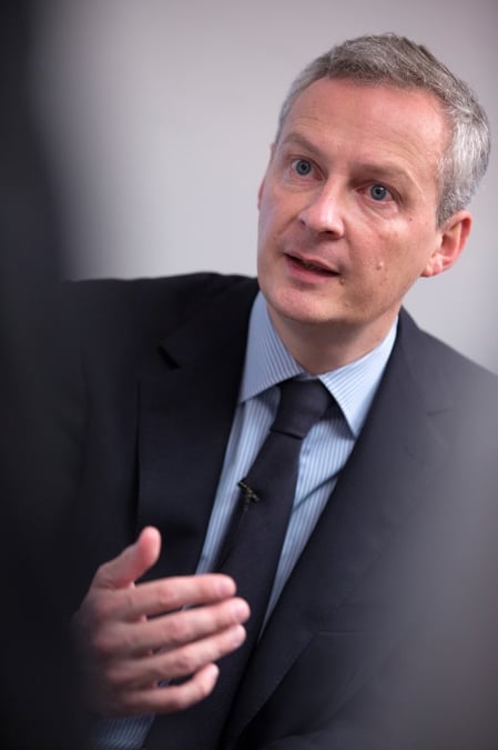 Bruno le maire estime que les francais ont "soif de renouveau"