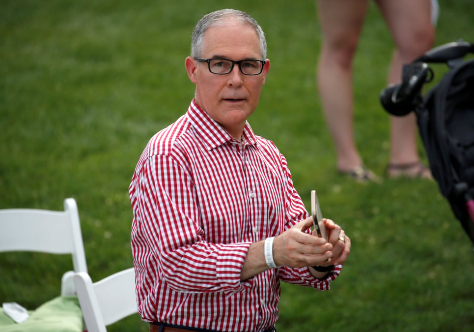Usa: demission du chef de l'agence de l'environnement, scott pruitt