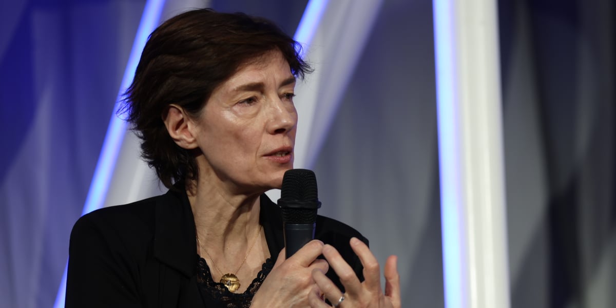 Anne Bouverot, envoyée spéciale pour le Sommet de Paris sur l'IA et présidente de l'Ecole Normale Supérieure, lors de Tech for Future, organisé par La Tribune à Paris le 1er avril 2025.