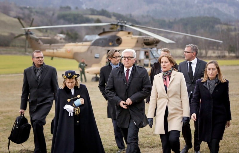 Une quinzaine de nationalites a bord de l'airbus de germanwings
