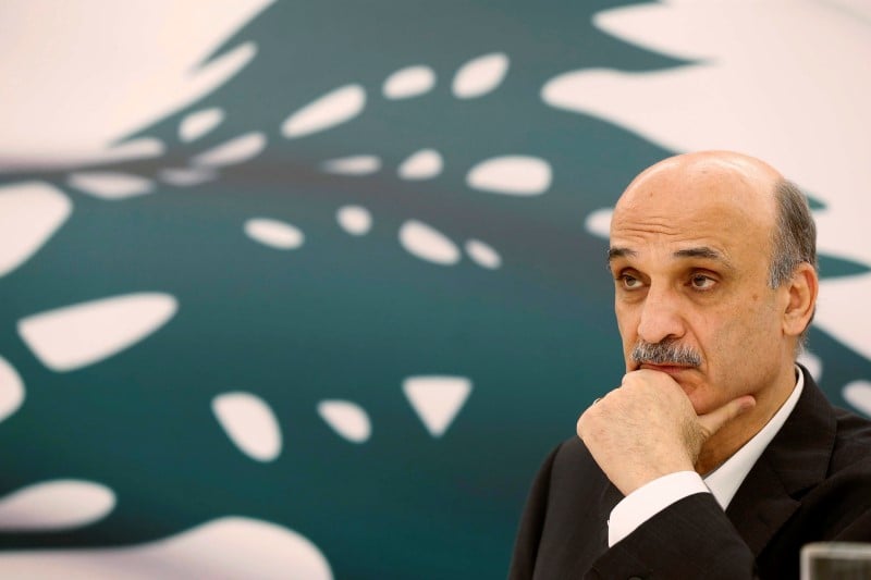 Au liban, samir geagea soutient michel aoun malgre leur rivalite