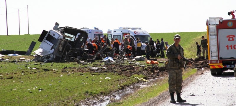 Attentat contre les forces de securite turques dans le sud-est du pays