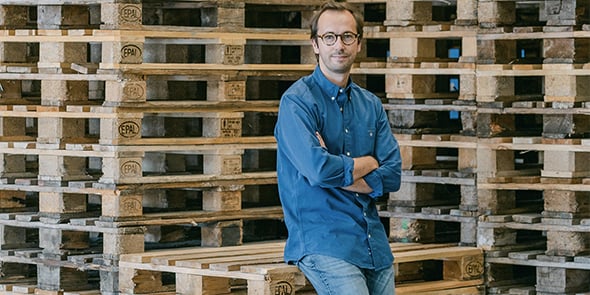 Pierre-Edouard Robert, fondateur et dirigeant de MagicPallet