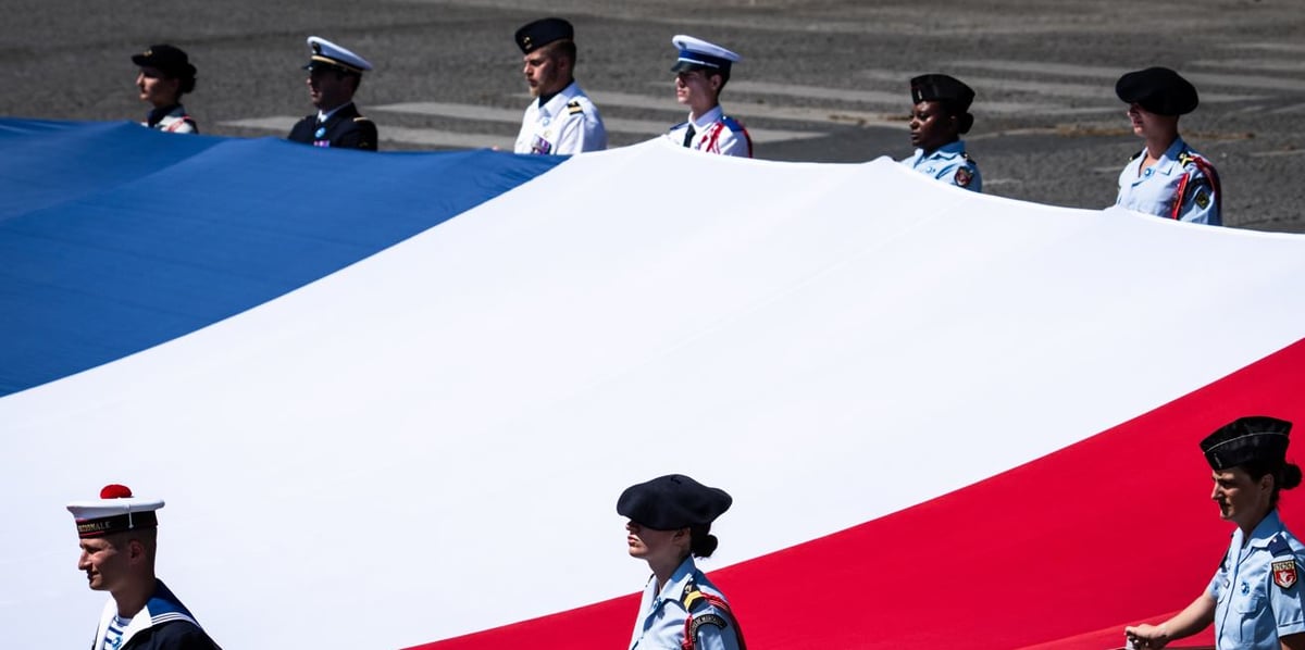 L'exécution du budget des armées de 2024 est très complexe (Photo d'illustration, prise lors du défilé militaire du 14 juillet en 2023)