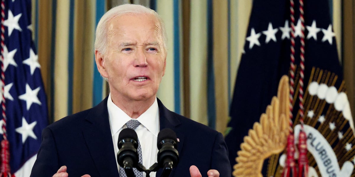 Le message de Joe Biden est clairement destiné au président élu républicain.