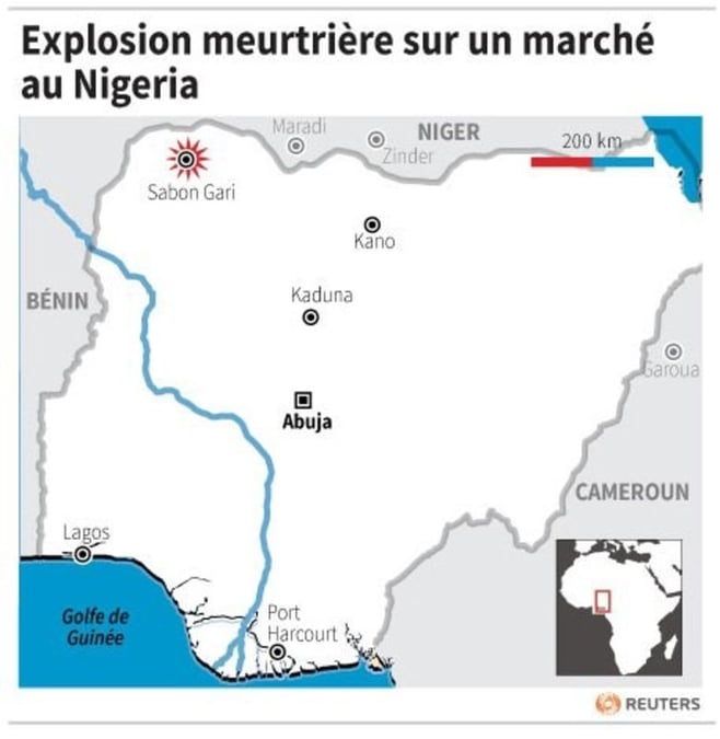 Explosion meurtriere au nigeria