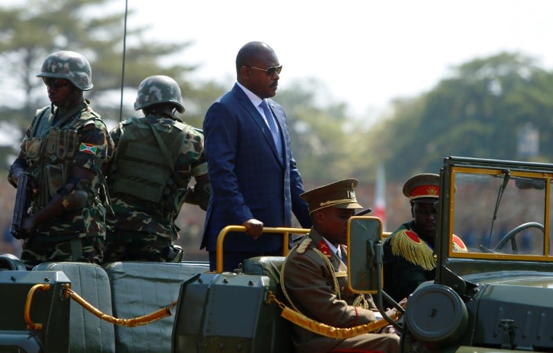 Le president du burundi promet de ne pas briguer d'autre mandat