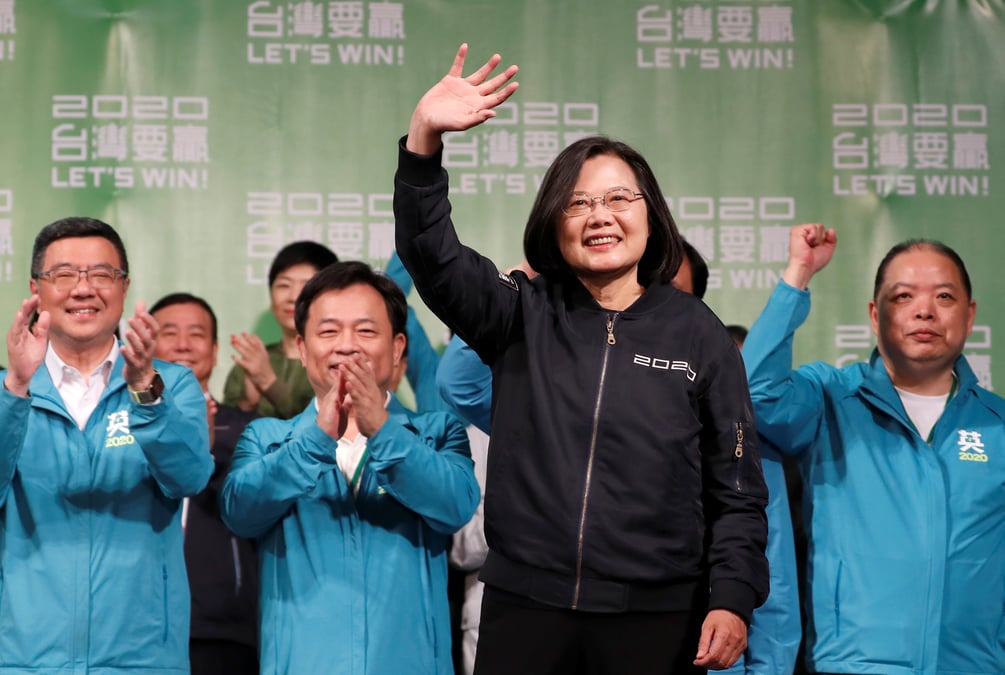 Les resultats du scrutin a taiwan ne changent rien, dit pekin
