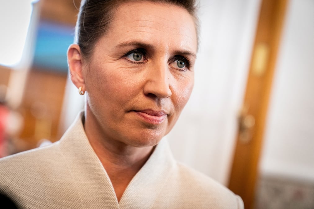 Photo de la premiere ministre danoise, mette frederiksen