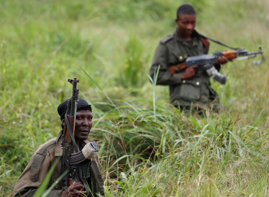 Les soldats des forces democratiques alliees (adf)