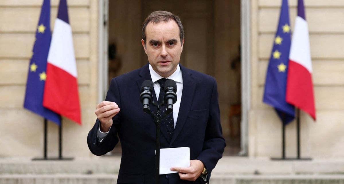Sébastien Lecornu, Premier ministre démissionnaire, lundi à Matignon.