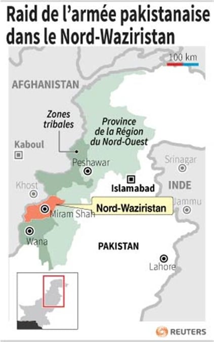 Raid de l'aviation pakistanaise contre un fief taliban