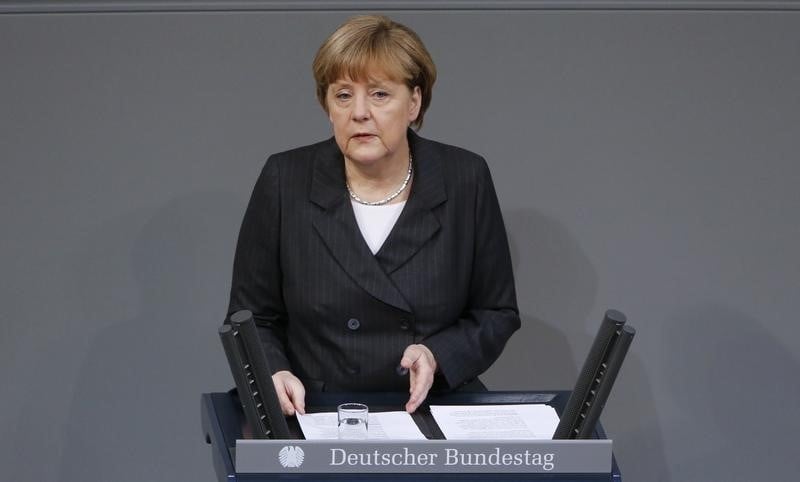 Le sort de l'euro ne se joue pas cette semaine, juge merkel