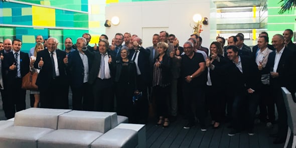 Les partenaires institutionnels et économiques associés dans le lancement de la French Fab dans les P.-O.