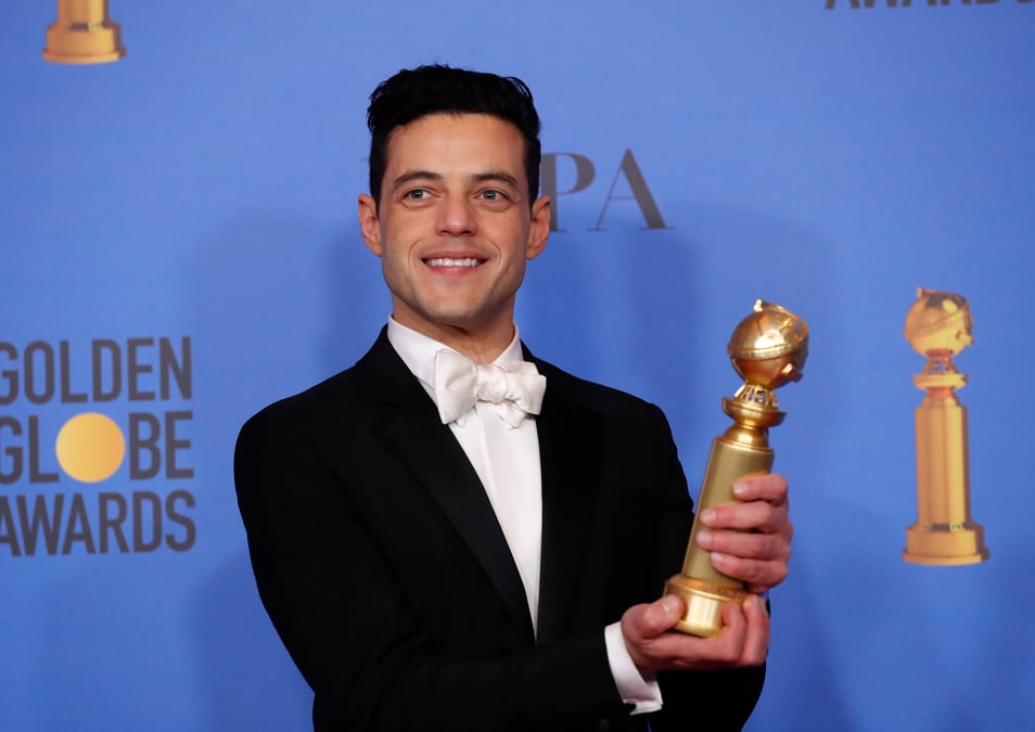 "bohemian rhapsody" couronne aux golden globes