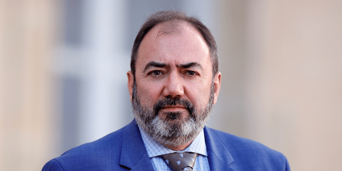 Le ministre francais de la sante, francois braun