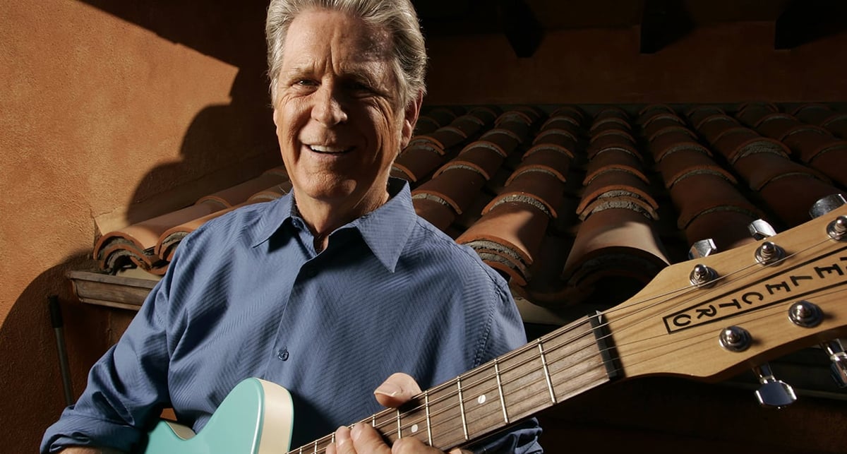 Brian Wilson devant sa maison à Bel Air en 2007.