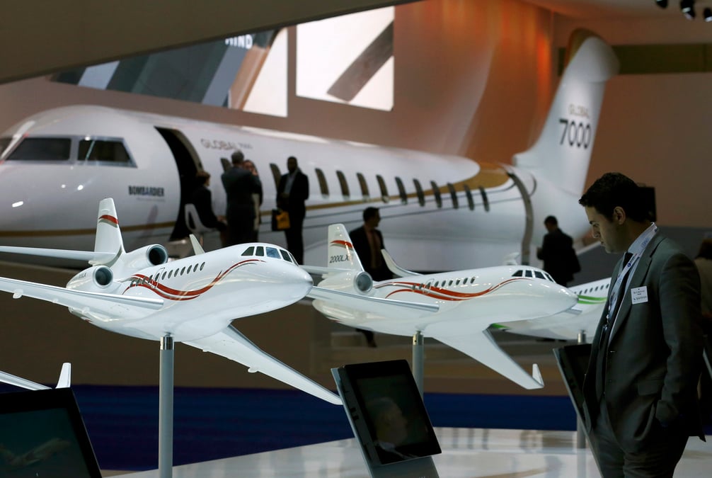Dassault presente le falcon 5x, son 2e nouveau jet en six mois