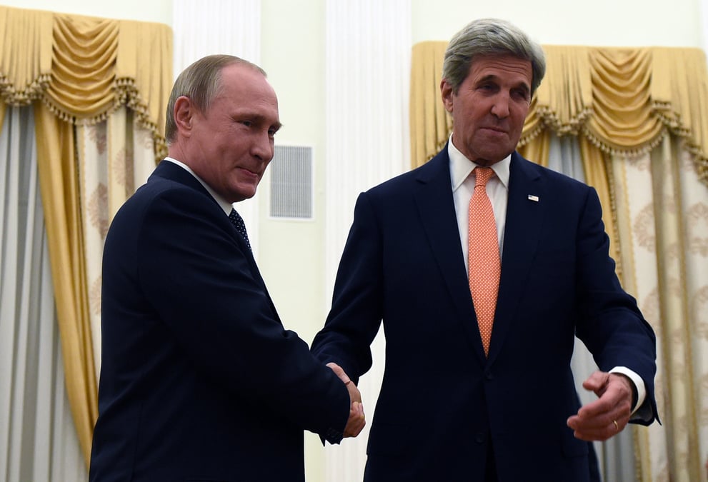 John kerry a moscou