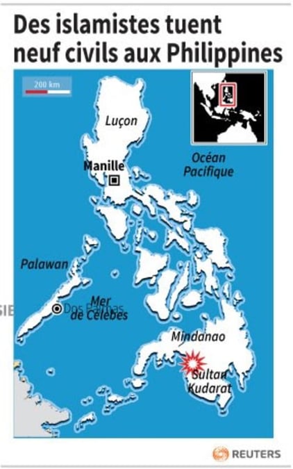 Des islamistes tuent neuf civils aux philippines