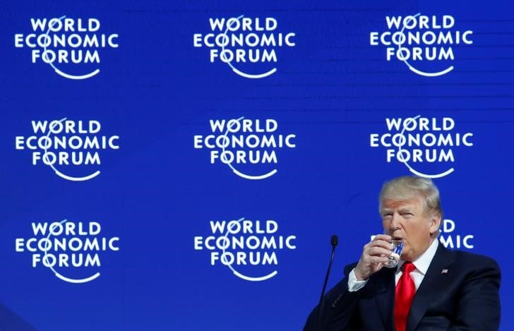 Trump a davos: les usa ne fermeront plus les yeux sur les pratiques commerciales inequitables
