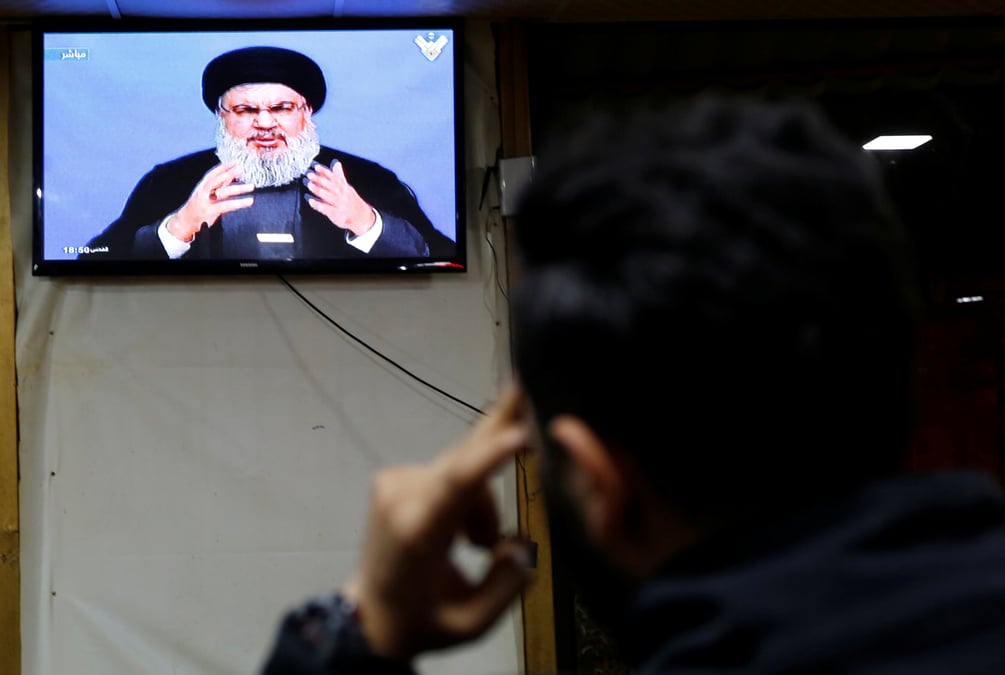 Le chef du hezbollah attend le retour d'hariri au liban