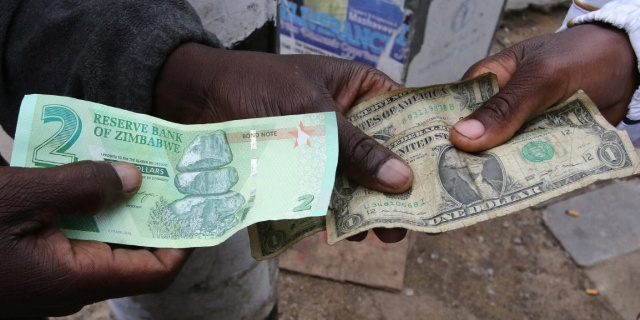 monnaie zimbabwe dollar