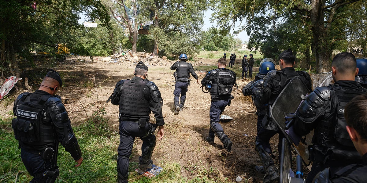 Opération de gendarmerie vendredi, sur le site de « la Cal’arbre »