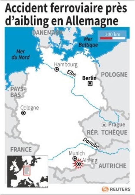 Accident ferroviaire pres d’aibling en allemagne