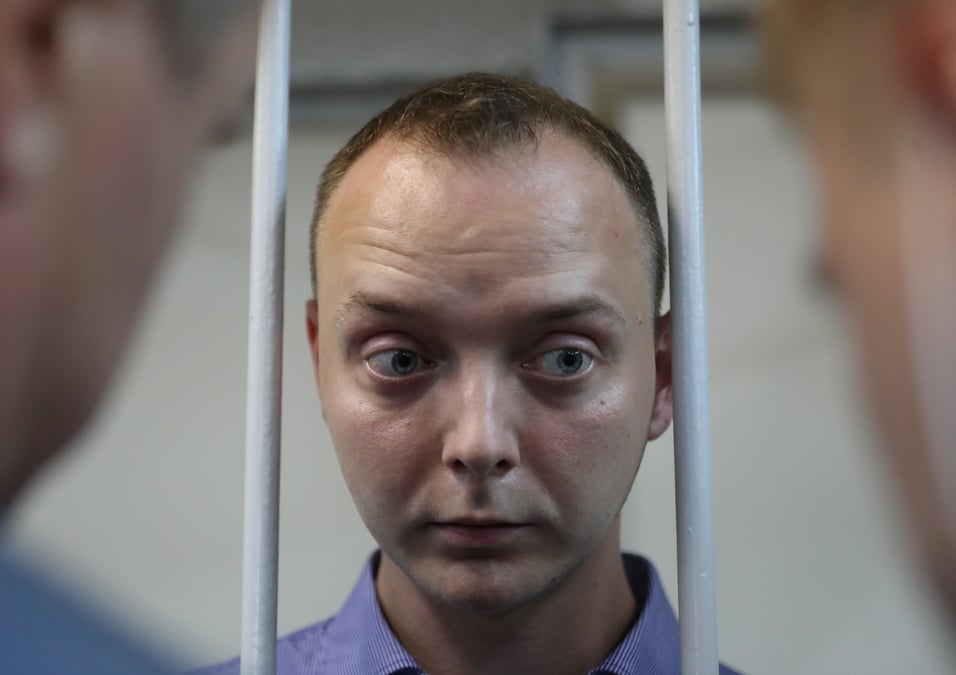 Un ex-journaliste arrete en russie pour espionnage au profit de l'otan