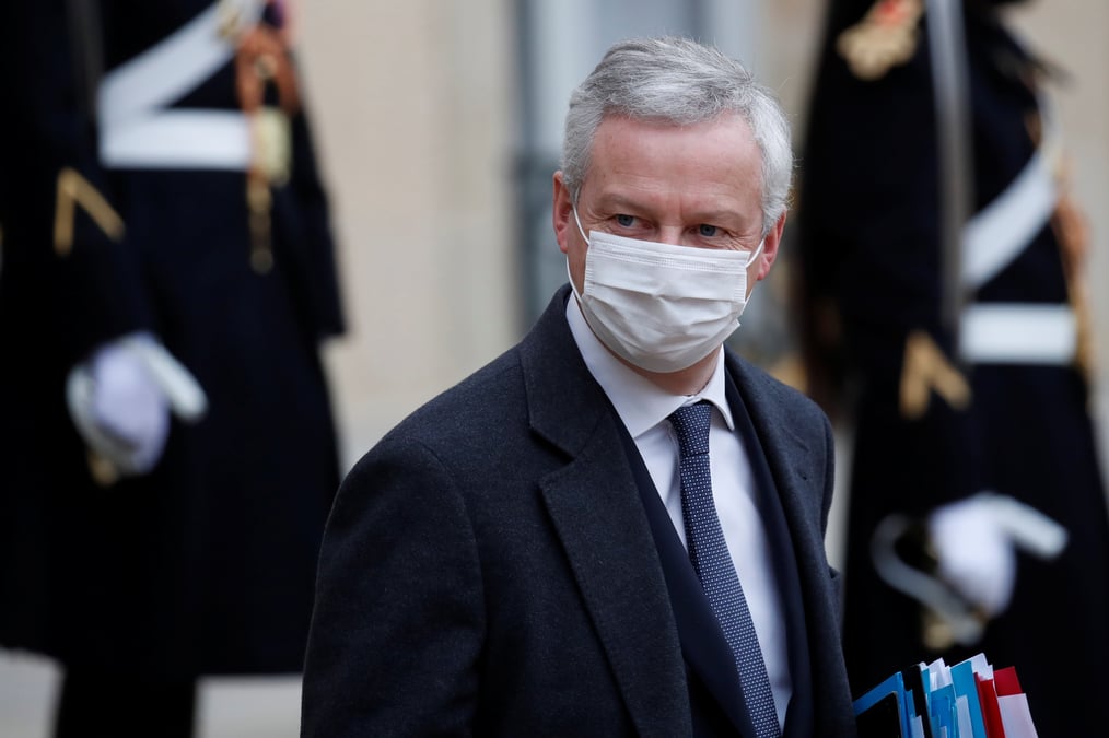 Le maire et yellen d'accord pour trouver une solution sur la "taxe numerique", rapporte bercy