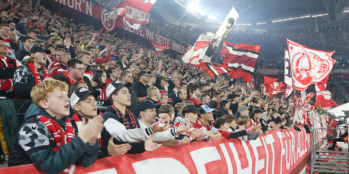 Le 21 octobre à Düsseldorf, pour le match entre le Fortuna et Kaiserslautern.