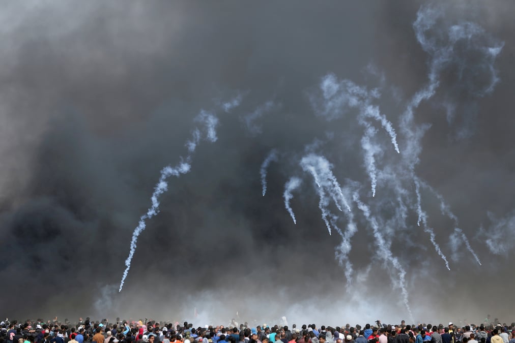 Trois palestiniens abattus le long de la frontiere israel-gaza