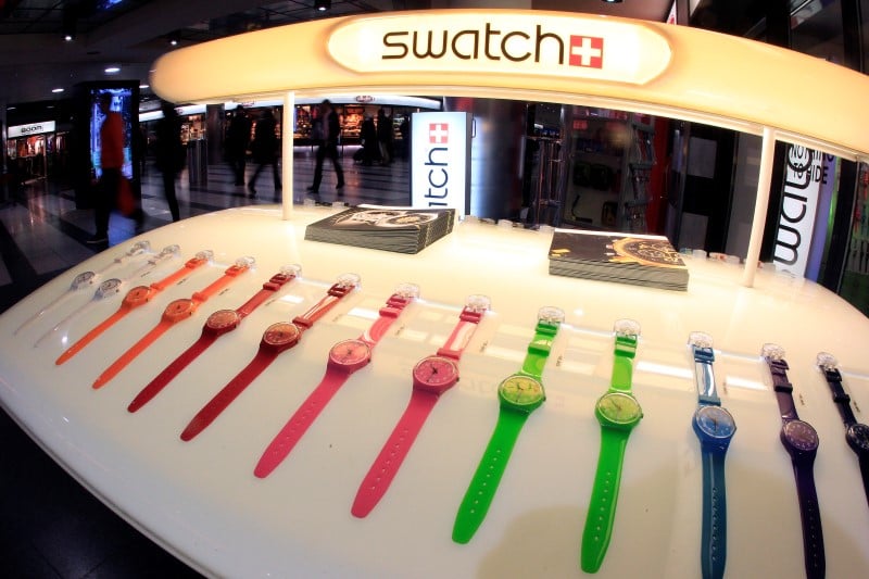 Nette baisse des benefices pour swatch au premier semestre 2016
