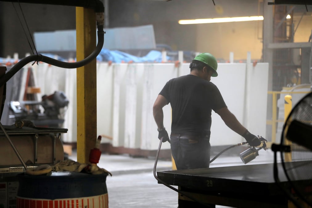 Etats-unis: l'activite du secteur prive au plus bas en cinq mois