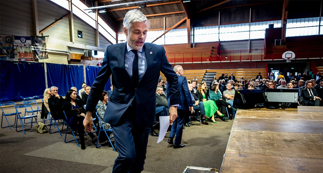 Laurent Wauquiez, candidat à la présidence de LR.