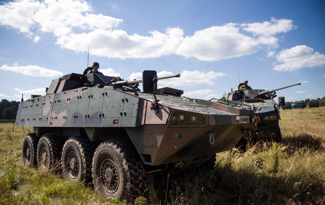 Des militaires polonais à la frontière avec la Biélorussie en août 2023 (photo d'illustration).