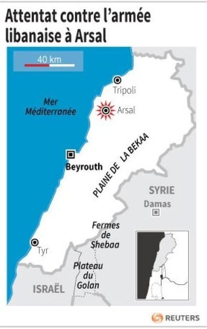 Attentat contre l'armée libanaise à Arsal, des morts