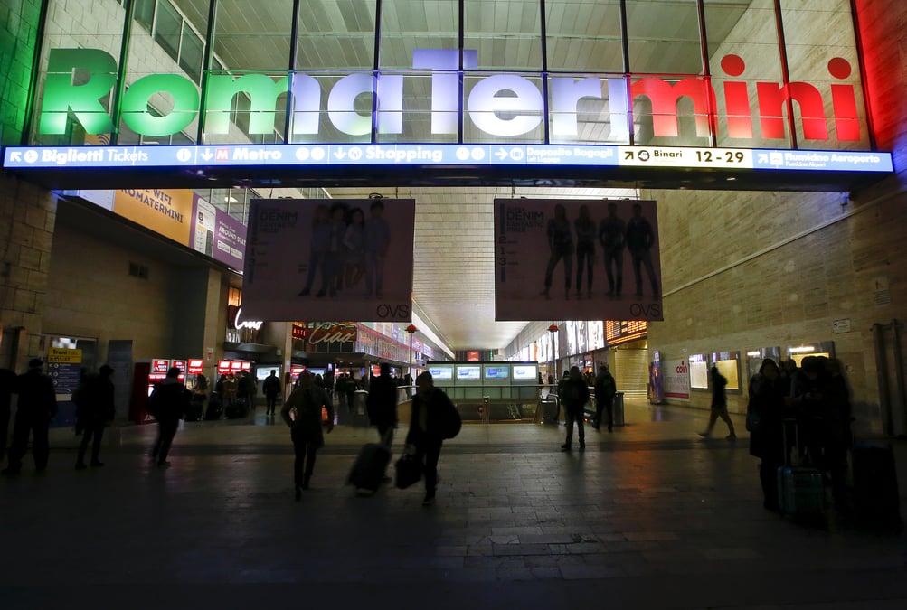 Reouverture de la gare de rome termini apres une alerte