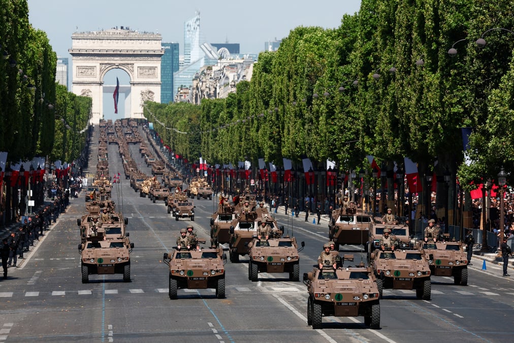 Celebrations annuelles du 14 juillet a paris