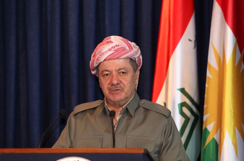 Les Kurdes irakiens démunis face à l'EI, dit Massoud Barzani