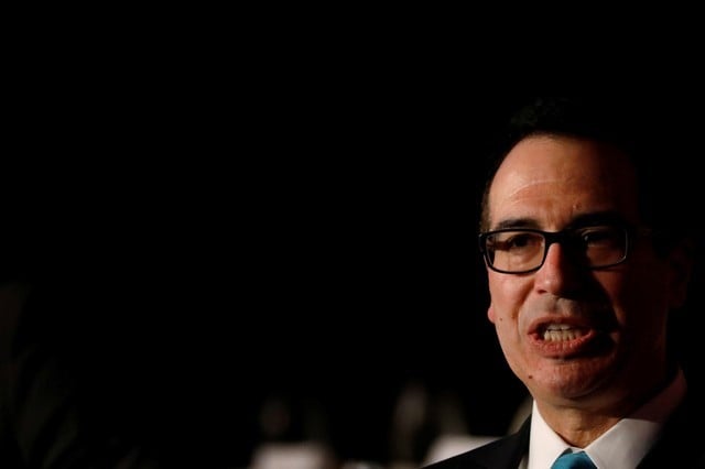 Davos: mnuchin pas preoccupe par le niveau actuel du dollar