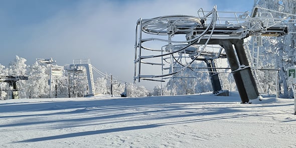 La station de ski Alti Aigoual, en Lozère