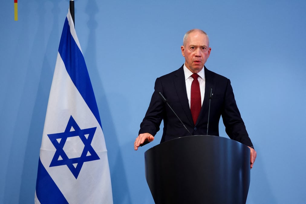 Photo du ministre israelien de la defense yoav gallant