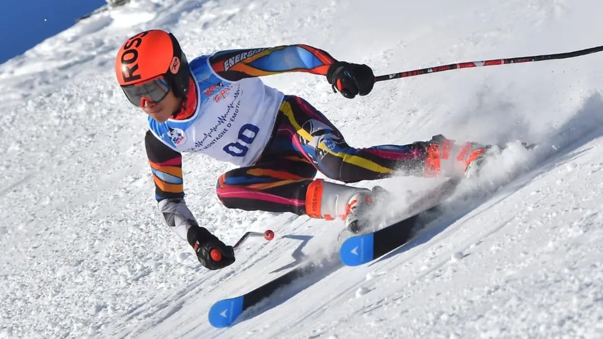 Issa Laborde à l’Alpe-d’Huez.