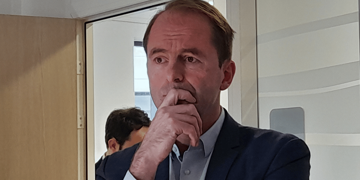 Thibault Guilluy, directeur général de France Travail, était à Montpellier le 25 janvier 2024, dans le quartier populaire des Cévennes.