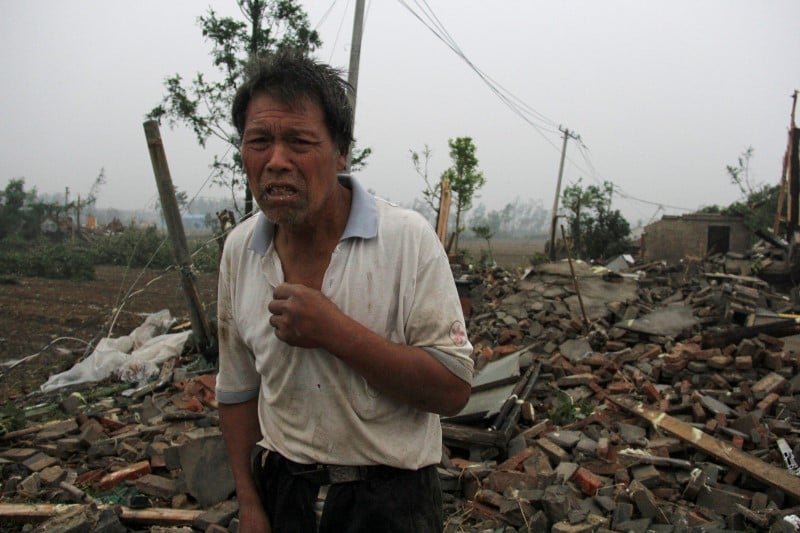 78 morts en chine apres le passage d'une tornade