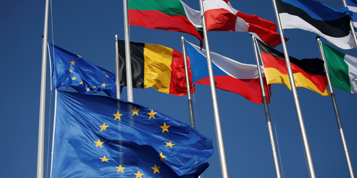Union européenne, Bruxelles, UE, drapeau, flag,